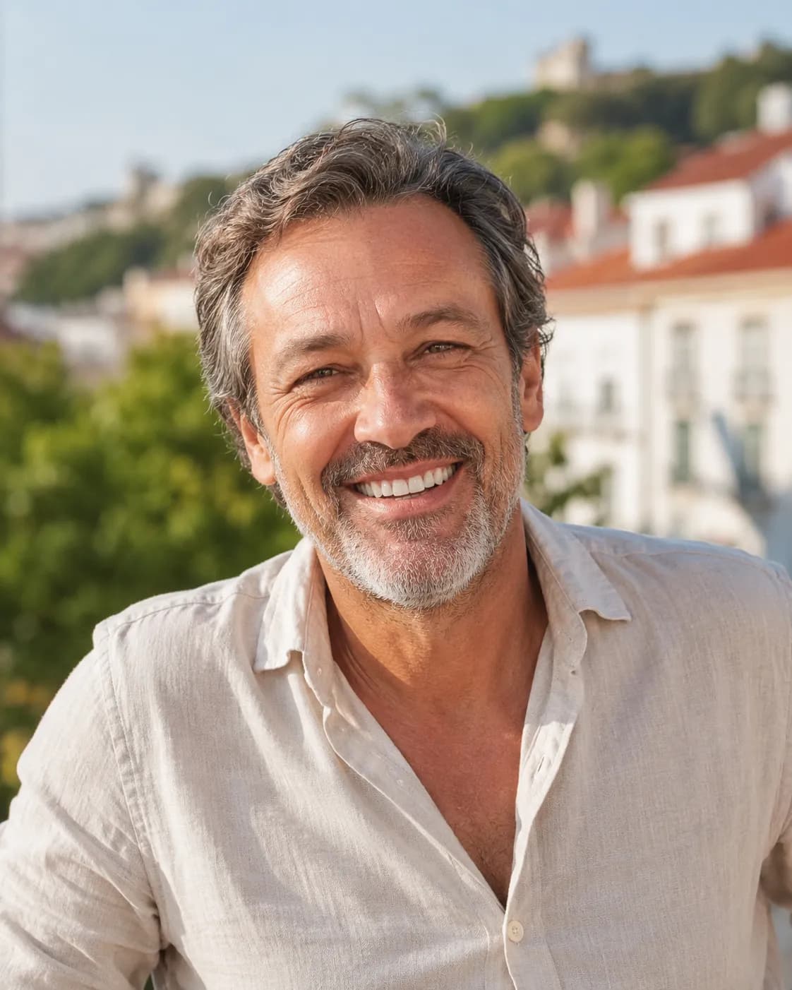 Radu, pacient DentalMed Brașov după albire profesională
